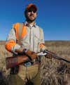 A successful hunt with an L.C Smith shotgun.