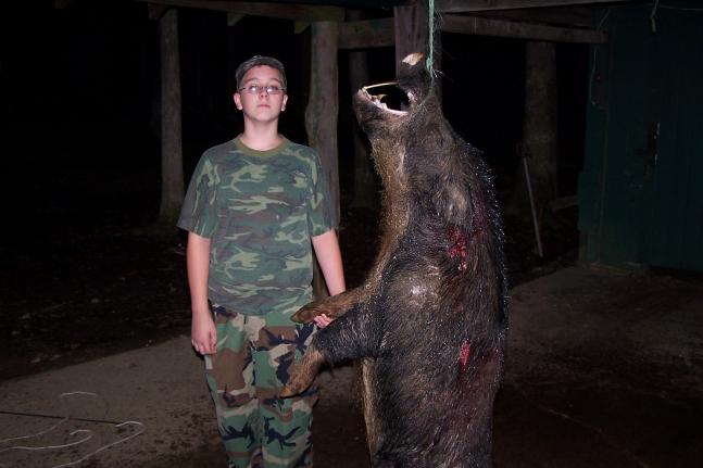Kill a 314 Boar in Clarkrange TN.