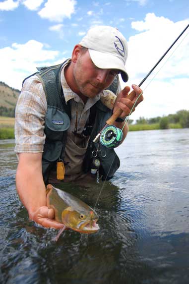 Rob Parkins of [Westbank Anglers](http://www.westbank.com) with a pretty Idaho trout.