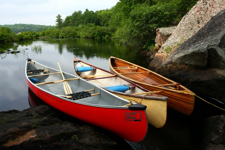 Canada lake, Kawartha Highlands Park, Ontario, Canoes