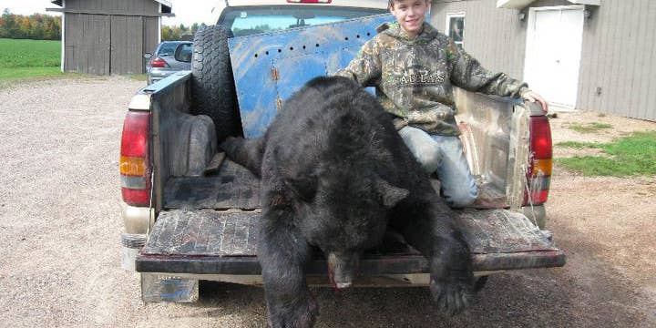 11-Year-Old Wisconsin Hunter Bags State-Record Bear