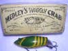 Harry L. Medley of Los Angeles patented the Medley's Wiggly Crab in 1919.