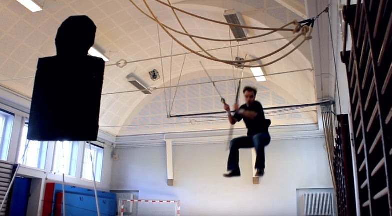 Lars Andersen, a new level of archery, video, trick shooting