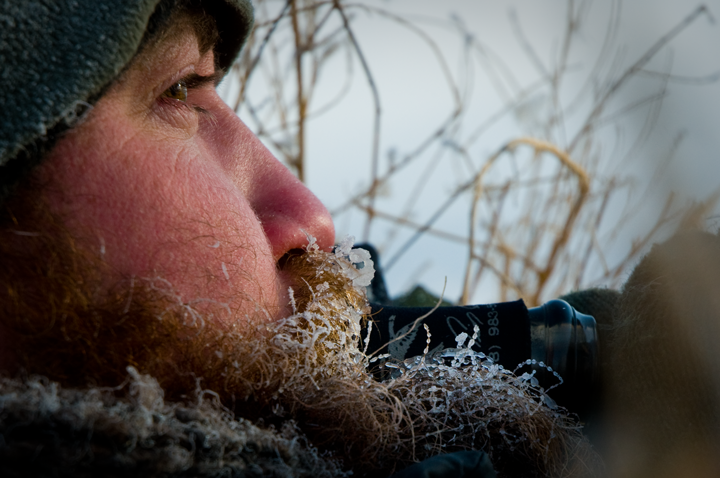 Last December, subzero temperatures sent geese flocking to reach their winter homes, and Tom Caffrey of Dillon, Mont., wasn't about to miss out while the skies were full. With the mercury as low as 30 degrees below zero, he says, "I was the envy of my group because I had a down sleeping bag to wrap around me in my blind." The frigid, dry conditions resulted in some technical difficulties: Almost every hunter's gun seized up at some point that morning, and they had to  keep hand-warming pads wrapped around the calls in their pockets to prevent them from freezing. The coldest day Caffrey has ever spent hunting, it was also one of the best: "The geese came right in on a rope."<br />
<strong>Location:</strong> Twin Bridges, Montana <strong>Issue:</strong> Decmeber-January 2009/2010