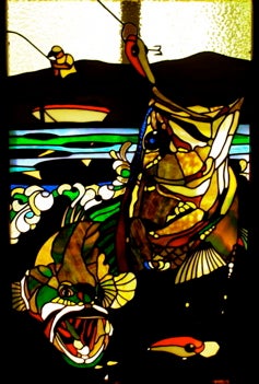Another one of my dad's stained glass pieces.