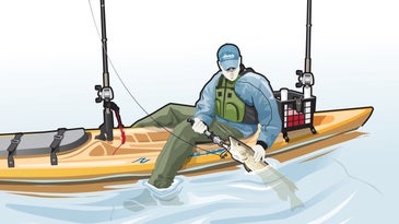 How To Land Pike Or Muskie When Fishing From A Kayak