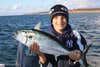 My son, RJ, 9 caught his first albacore on the fly in October during the Montauk Fall Blitz.