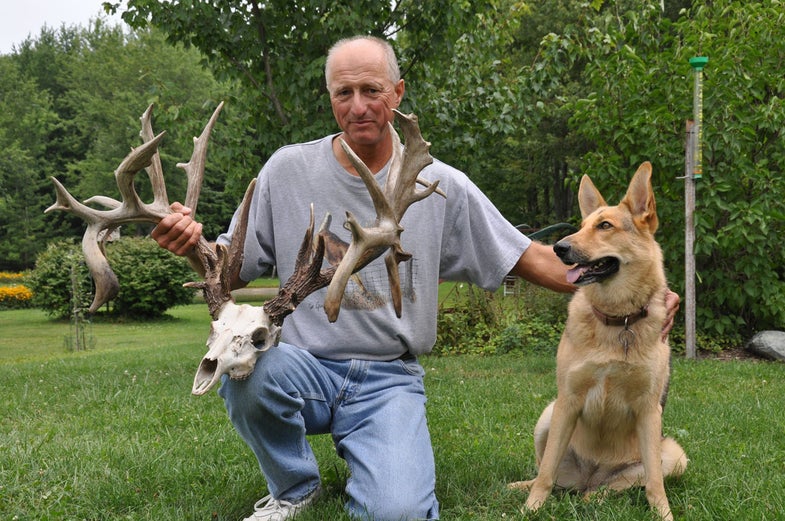 Richard Ewing was working on the family farm in Ashtabula County, Ohio, last March when his dog Sweetie brought home a deer leg. "I took it from her, because I don't want her chewing on dead stuff," Ewing says. "But I told my wife, Barb, 'That hoof is the size of my fist. That was a big deer!'"