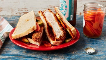 How to Fry Wild Hog Tonkatsu Sandwiches