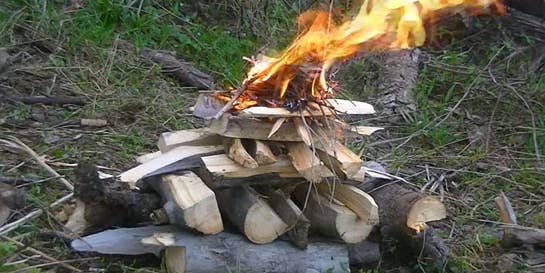 How to Build an Upside Down Fire