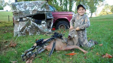 F&S “Wild Child” Kills His First Crossbow Buck