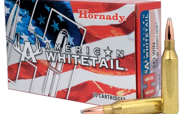 hornady 243 winchester hunting rifle ammunition