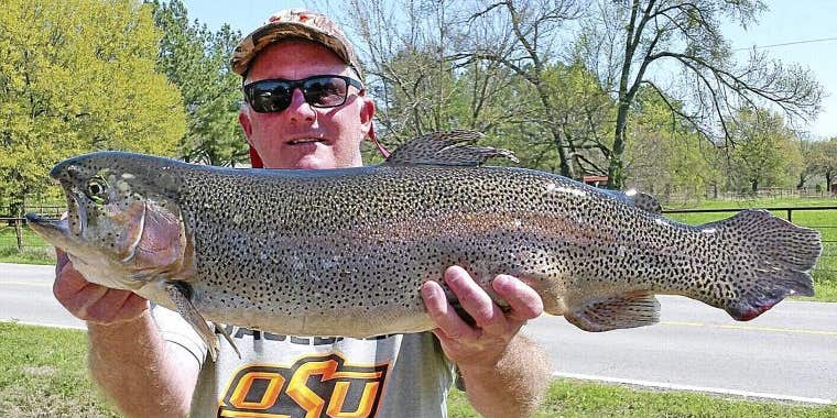 Record Rainbow Trout Caught in Oklahoma