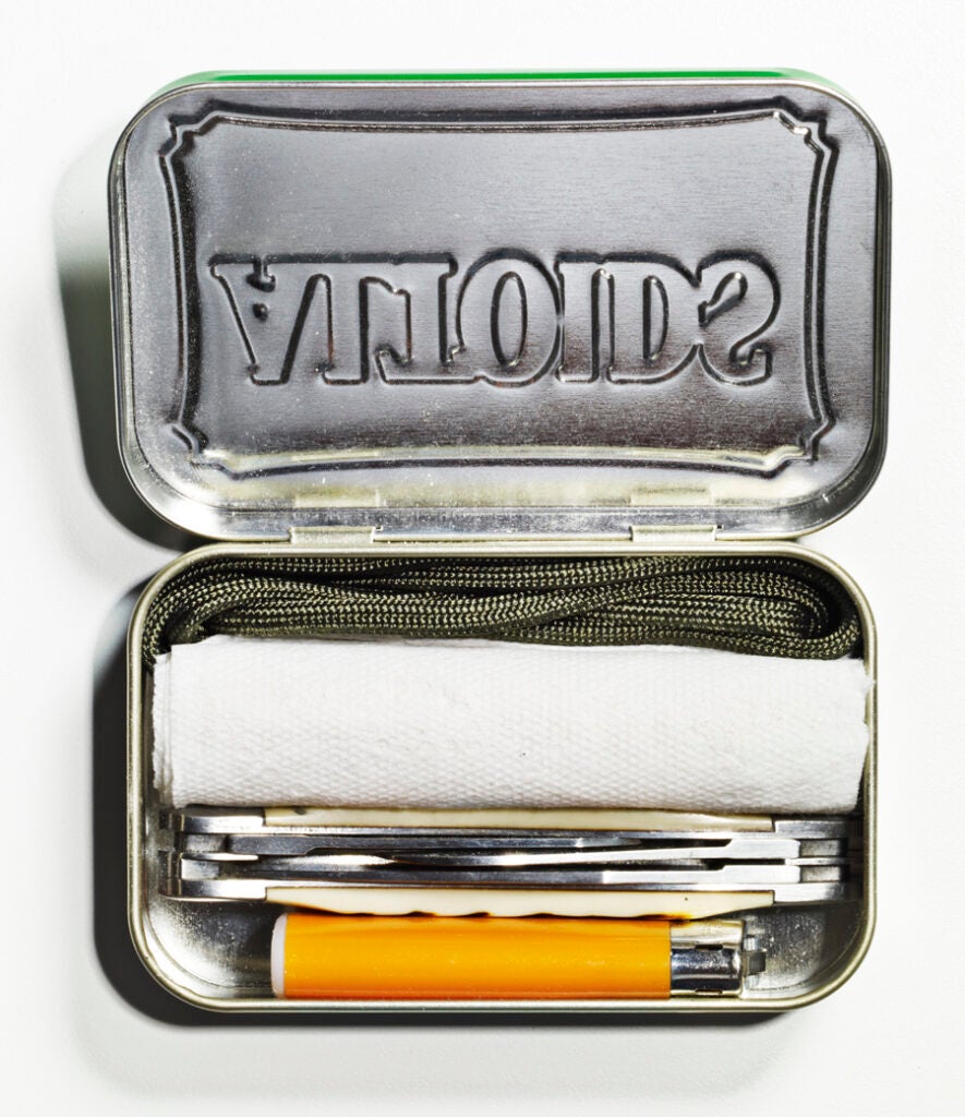 One problem I come across during hunts is when Nature calls, and I have no toilet paper. So I started carrying an Altoids tin stuffed with TP, plus matches or a lighter so I can burn it. I like to keep some parachute cord and a small pocketknife in the tin, too. I guess you could say it's a survival kit in more ways than one. <em>-- Ryan Adam, Harper, Iowa</em>