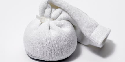 Use a Powder-filled Sock As Cheap Scent Block