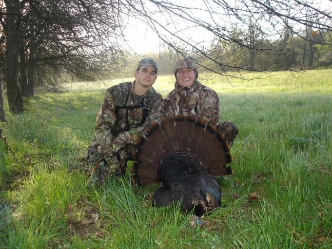 My brother convinced me that Turkey hunting was a great way to spend early morning hours in the spring. He was right and thanks to him for calling up this bird, my first.