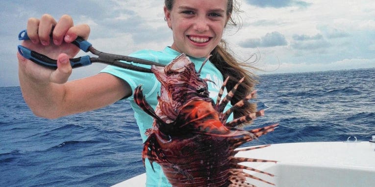 Kid’s Science Project Reveals That Invasive Lionfish Can Survive in Freshwater