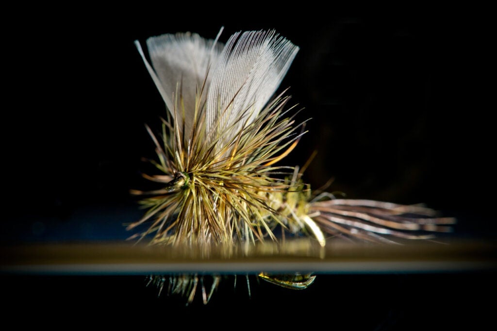 <strong>Wing Style</strong>: Catskill <strong>Bug Story</strong>: When most people think of a traditional dry fly, they think of the Catskill wing style. Born on the Catskill Mountain streams of New York, the design is most often used to create sparsely tied, slim-bodied mayfly patterns, and they work well in just about every water condition. Hen feathers are commonly used for the wing to give the fly an elegant appearance. When you see a set of flies in a shadow box for sale in a souvenir shop, they typically have Catskill wings. <strong>Notable Ties</strong>: <a href="http://umpqua.com/node/2254">Quill Gordon</a>, <a href="http://umpqua.com/node/1723">Cahill</a>, <a href="http://umpqua.com/node/1673">Blue Quill</a>