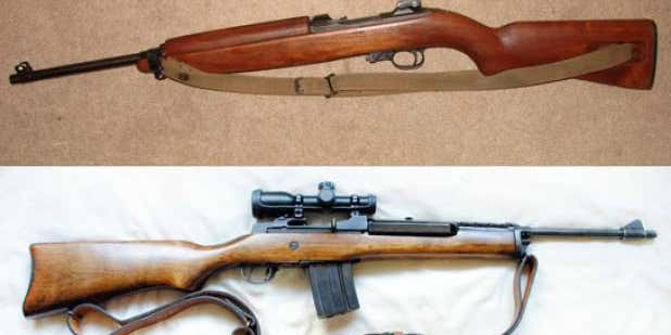 Gunfight Friday: Mini-14 vs M1 Carbine