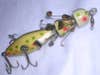This classic lure - dating to around 1914 - was made by Union Springs Specialty Co. of Cayuga Lake, N.Y.