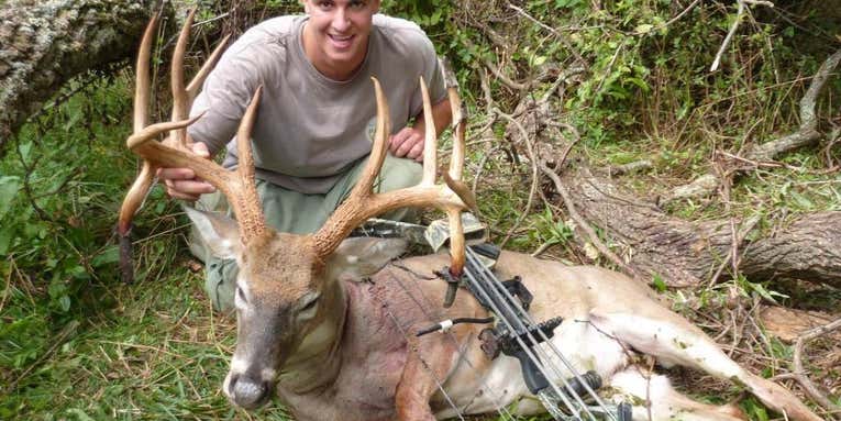 Patience and Scouting Yields Giant Double Drop Tine Buck