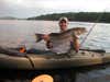 Flats fishing in the Thames River, CT. If you've never hooked into a 30+" Striped Bass in a kayak you are missing out. The stripers are only in the river for a few weeks while they spawn, so you've got to be ready.