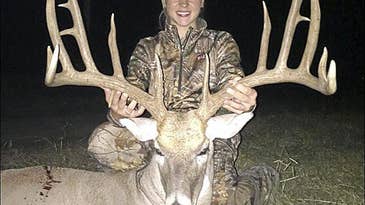 Teen Harvests Largest Buck Ever Taken by an Oklahoma Female
