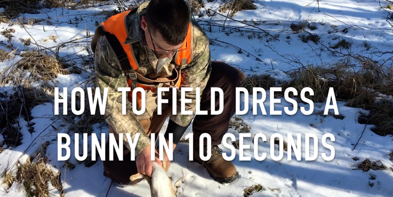 Video: How to Field Dress a Bunny in 10 Seconds