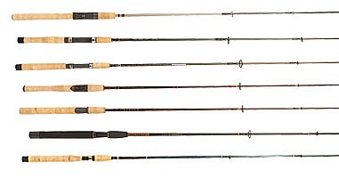 The Rods<br />
So no fishing rod manufacturer would have a chance to surreptitiously soup up a test version, I picked out my "victims-¿ from retail outlets, paying between $28 and $80 for the kinds of midpriced models most people use most of the time. All were 6 or 6¿¿ feet long and one piece, so I didn't have to deal with ferrule-strength issues. To make the group comparable according to factory specs, I chose medium- to heavy-power rods, the kind commonly used in largemouth bass fishing, rated for lines testing to as much as 17 or 20 pounds. The Results<br />
The breaking points of supposedly comparable rods varied widely, from a low of 22.4 pounds to a high of 44.6 pounds. The one rod that I was unable to send to a premature death-"a Shakespeare Ugly Stik-"carried an incredible 55-pound load without snapping (I ran out of weights at that point and gave up). Notably, strength was not related to suggested retail price; the Ugly Stik was the least expensive fishing rod I tested. Varied test results aside, these are (or were) all perfectly good fishing rods. For one thing, any monofilament line commonly used with any of them would break long before the rod did, and it's even more likely that the hooks would either straighten out or pull free from a big fish. And strength isn't the only consideration when you're choosing a rod; other attributes such as overall weight and action are important, too (a broomstick would likely have been stronger than any rod I tested). Mostly, I was surprised by the loads all of these rods could carry. I had expected much less. But I now know the type of stress I can put to bear in certain angling situations, such as fighting a trophy gamefish or hauling back hard to get free of a snag.