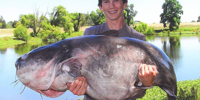 Teen’s Blue Catfish Shatters North Carolina Record