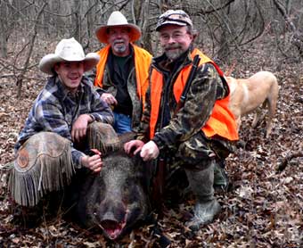 Hunting Hogs on Horseback in Mississippi