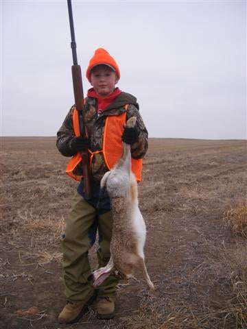 Killed this rabbit in Kansas on a pheasant hunt.