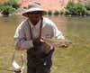 Fish clear Arizona waters for rainbow trout with Lees Ferry Anglers.