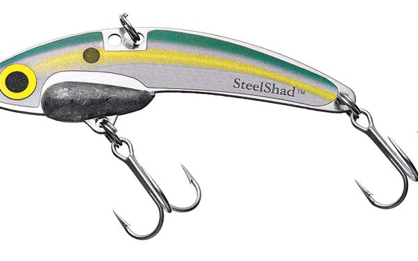 steel shad fishing lure