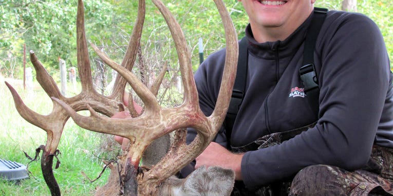 Missouri Bow Hunter Tags Huge Double Drop Buck on Archery Opener