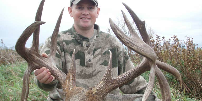 Deer Hunting Ohio Guardsman Tags Quadruple Drop-Tine Whitetail