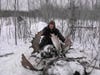 <strong>#3.<br />
Shed Hunter Finds Two Record-Book Moose Locked After Battle to Death</strong> Moose shed hunter Tim Bradach of Gilbert, Minnesota, picked up the find of a lifetime last winter when he discovered the remains of two record-book bulls that died after locking horns in an epic fight to the death. Read the story and see the photos here.