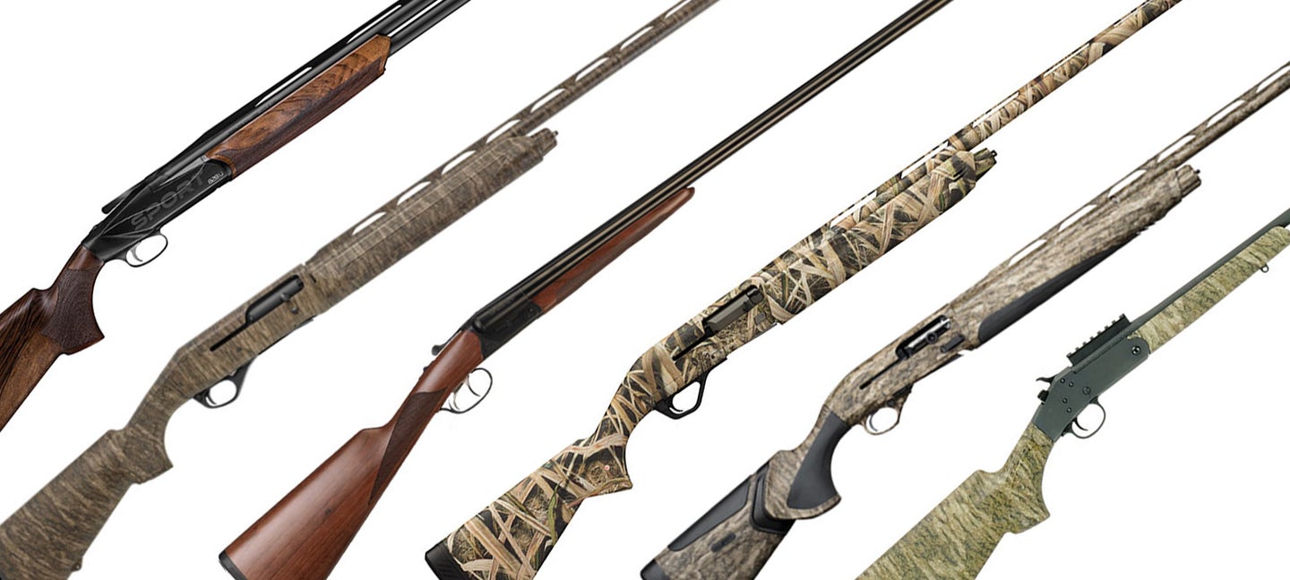 collection of new hunting shotguns from shot show