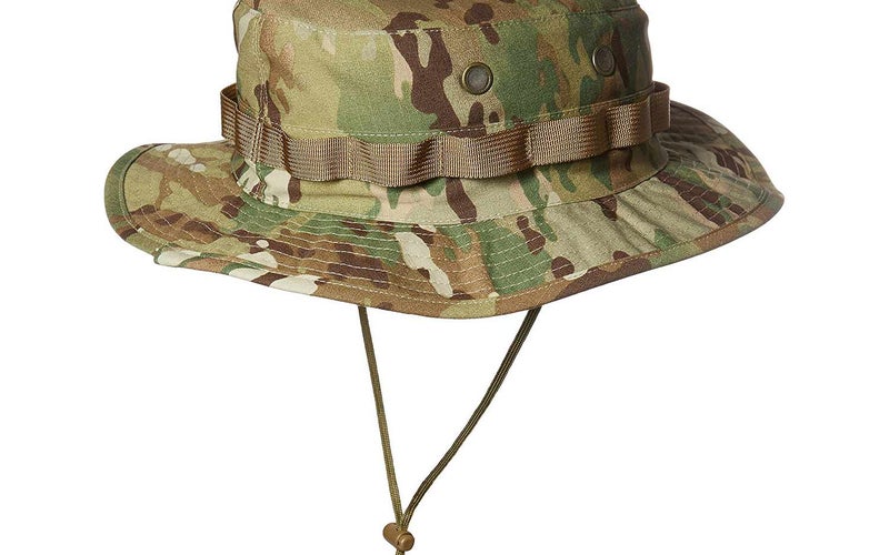 a camoflauge boonie hat