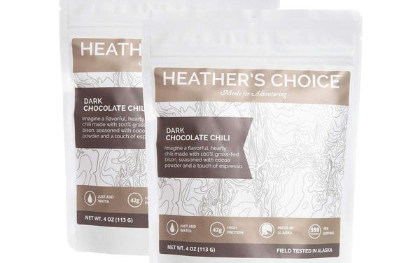 Heather’s Choice Dark Chocolate Chili with Grass-fed Bison