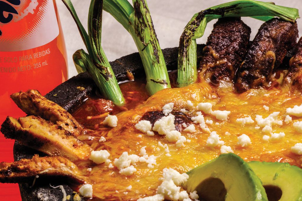 Mixed-Bag molcajete is a good way to use up leftover game meat.