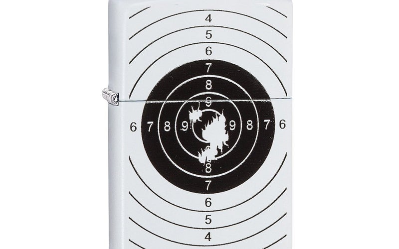 Bullseye target zippo