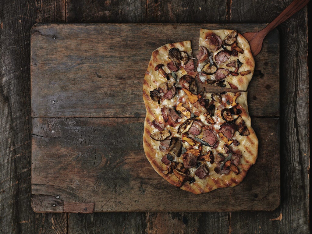 Grilled Dove Pizza