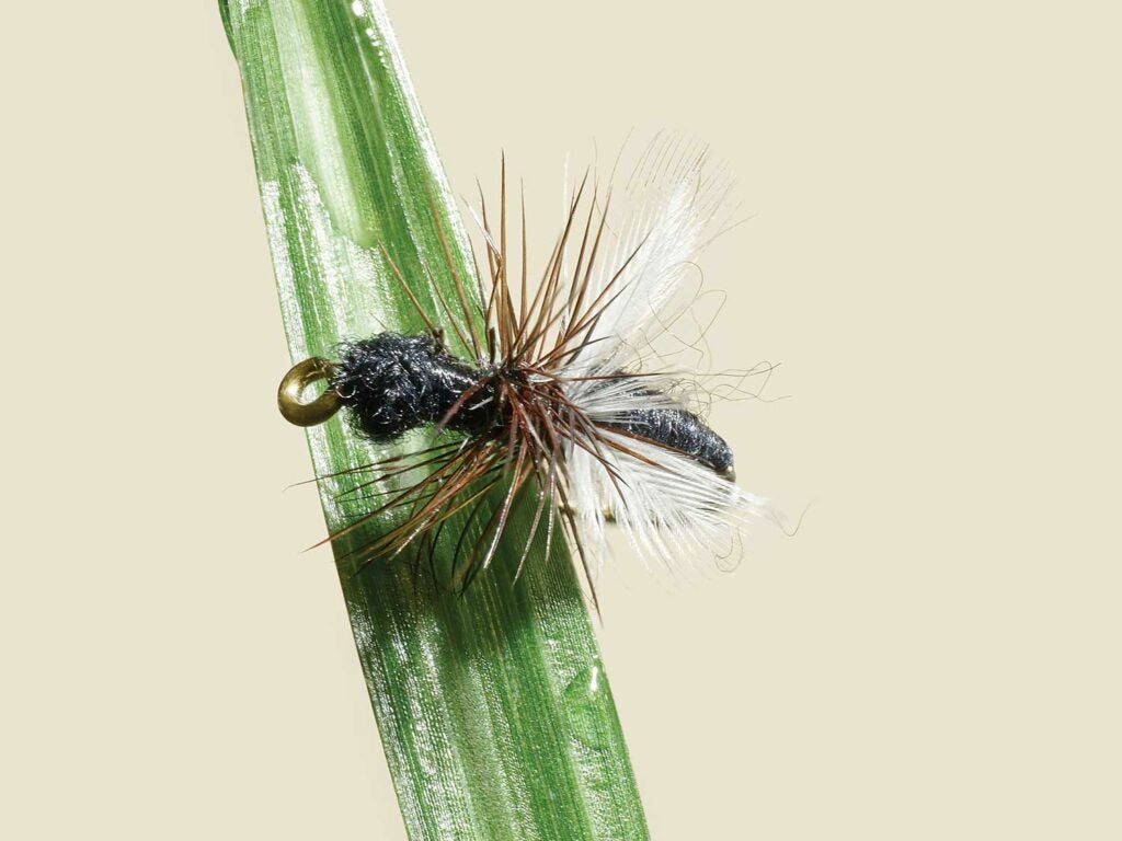 a burred fly fishing lure