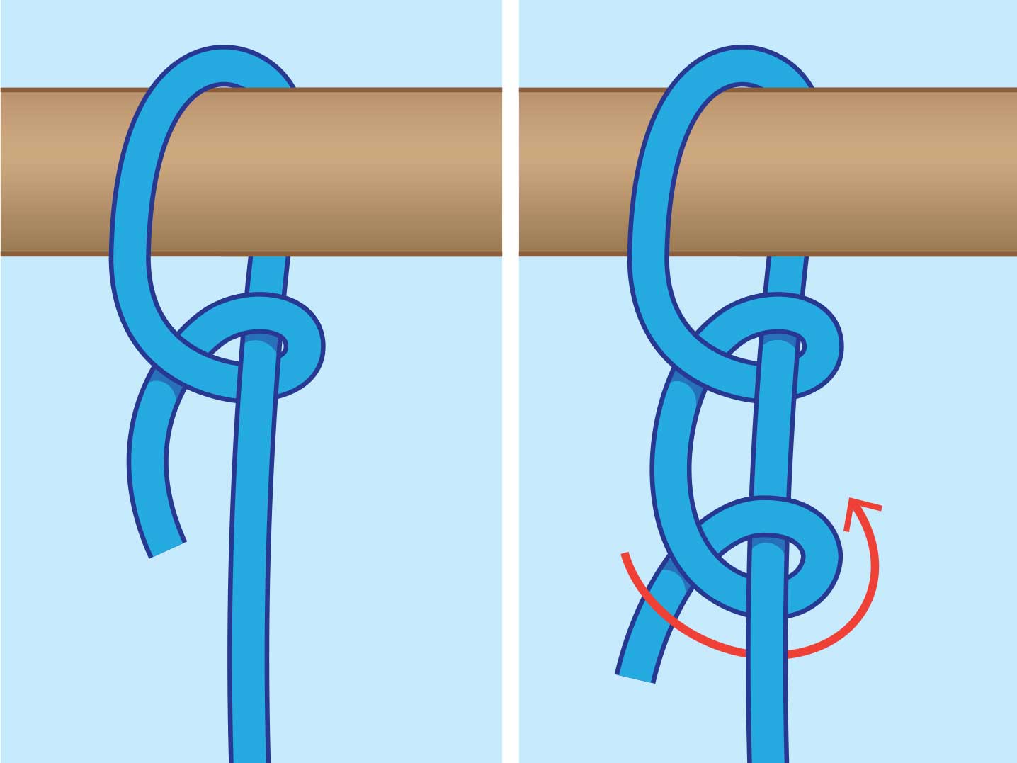 Как привязать веревку к волосам