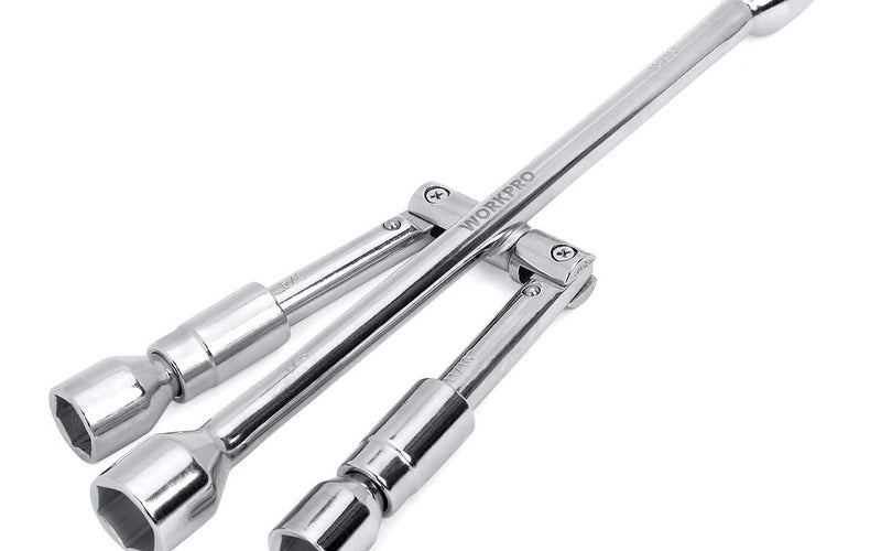 WORKPRO 14-Inch Universal Folding Lug Wrench