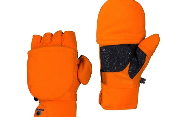 Mossy Oak Blaze Orange Youth Pop-Top Gloves