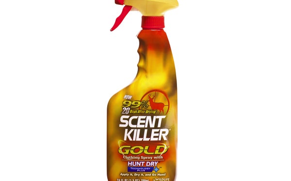 Scent-free clothing spray