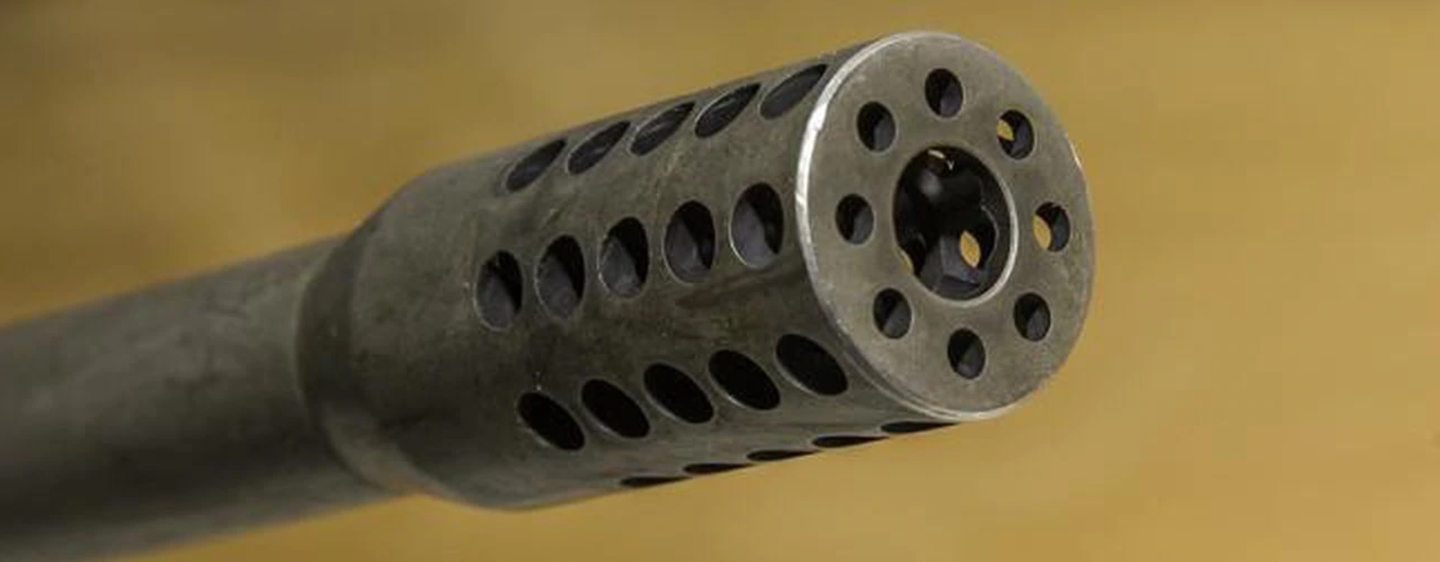 Learn how to clean a rifle with a muzzle brake.