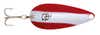 red and white dardevle spoon lure